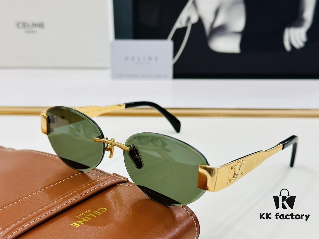 CELINE CL42097U Size 57mm x 18-142, Consistently Popular Style, European and American Fashion, Excellent Gloss, Strong Texture, XL Craftsmanship Amazing