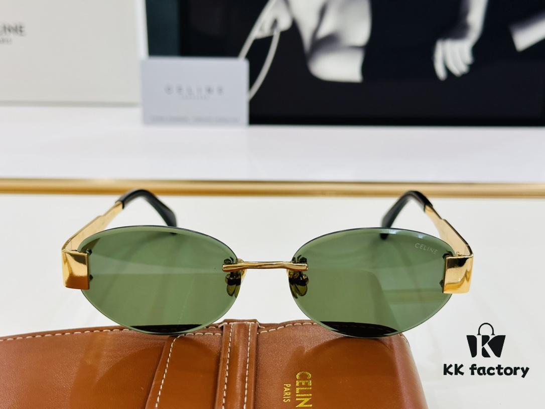 CELINE CL42097U Size 57mm x 18-142, Consistently Popular Style, European and American Fashion, Excellent Gloss, Strong Texture, XL Craftsmanship Amazing