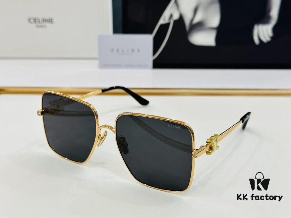 CELINE CL42101U Sunglasses Size 60□17-143, Popular Unisex Style with Excellent Shine and Premium Texture, XL Craftsmanship