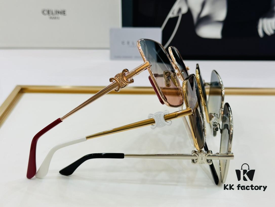 CELINE CL42101U Sunglasses Size 60□17-143, Popular Unisex Style with Excellent Shine and Premium Texture, XL Craftsmanship