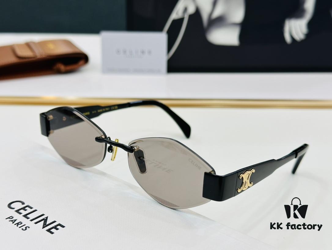 CELINE CL42096U Sunglasses, Size: 57□17-145, Popular European and American Style, Excellent Gloss and Texture, XL Craftsmanship