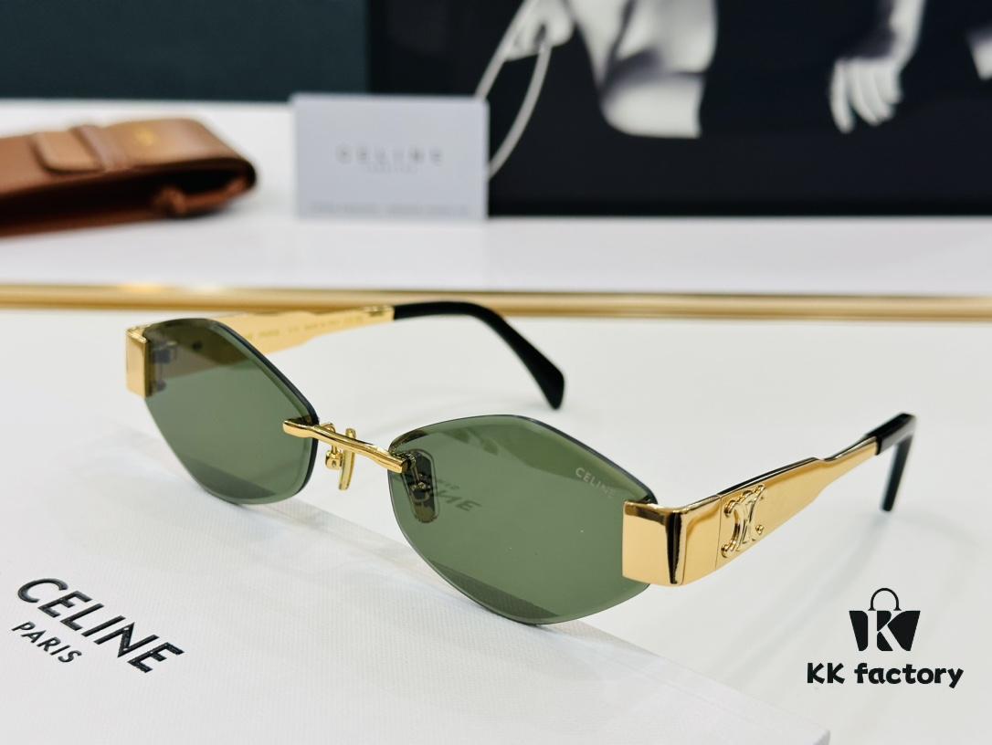 CELINE CL42096U Sunglasses, Size: 57□17-145, Popular European and American Style, Excellent Gloss and Texture, XL Craftsmanship