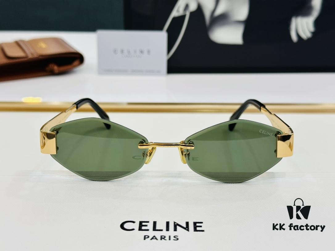 CELINE CL42096U Sunglasses, Size: 57□17-145, Popular European and American Style, Excellent Gloss and Texture, XL Craftsmanship