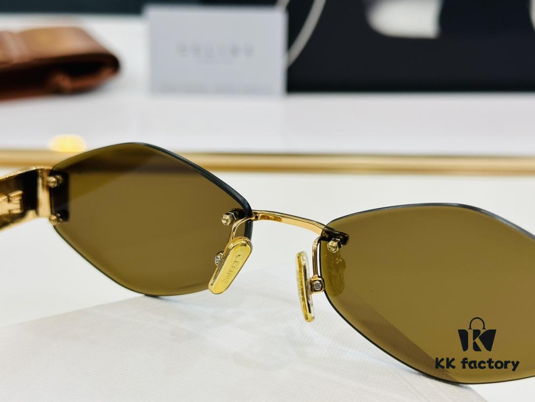 CELINE CL42096U Sunglasses, Size: 57□17-145, Popular European and American Style, Excellent Gloss and Texture, XL Craftsmanship