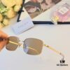 Celine Square Metal Sunglasses Korean Vintage Style Trendy Sun Glasses Influencer Same Style Shades