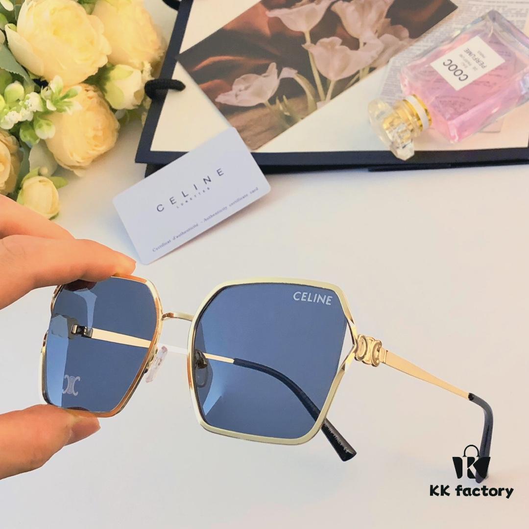 Celine-style Korean Chic Premium Sunglasses for Women, Ins-style Square Unisex UV Protection Sun Glasses for Street Photography and Travel