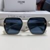 Celine 2024 New Arrival European and American Style Square Oversized Arch-Shaped Sunglasses for Women, UV Protection Sun Glasses for Large Faces, Fashionable Outdoor Shades