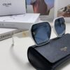 Celine 2024 New Arrival European and American Style Square Oversized Arch-Shaped Sunglasses for Women, UV Protection Sun Glasses for Large Faces, Fashionable Outdoor Shades