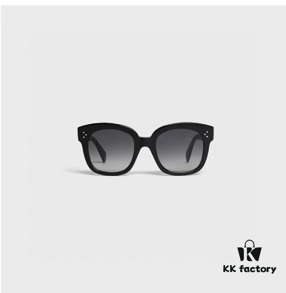 Arrived in Full Colors, Timeless Classic, High-Quality CELINE CL4002UN Two-Tone Acetate Frame with Strong Three-Dimensional Effect, Italian Imported Materials, Clear Lenses, Stylish and Elegant, Excellent Texture, Versatile and Minimalist