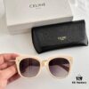 Arrived in Full Colors, Timeless Classic, High-Quality CELINE CL4002UN Two-Tone Acetate Frame with Strong Three-Dimensional Effect, Italian Imported Materials, Clear Lenses, Stylish and Elegant, Excellent Texture, Versatile and Minimalist