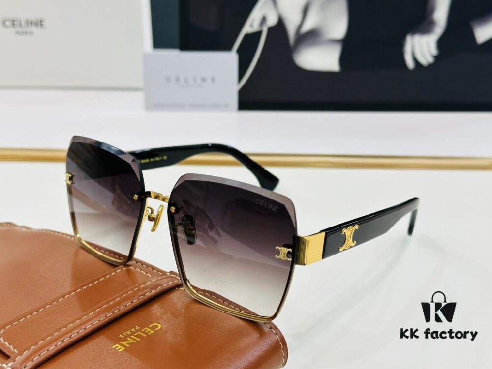 CELINE CL40237 Sunglasses, Size 62□18-140, Consistently Popular Style with Excellent Shine and Premium Texture, Superb Craftsmanship, Eyeglasses, Sunglasses, Shades