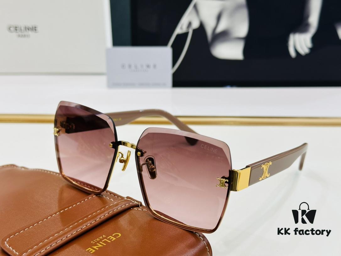 CELINE CL40237 Sunglasses, Size 62□18-140, Consistently Popular Style with Excellent Shine and Premium Texture, Superb Craftsmanship, Eyeglasses, Sunglasses, Shades
