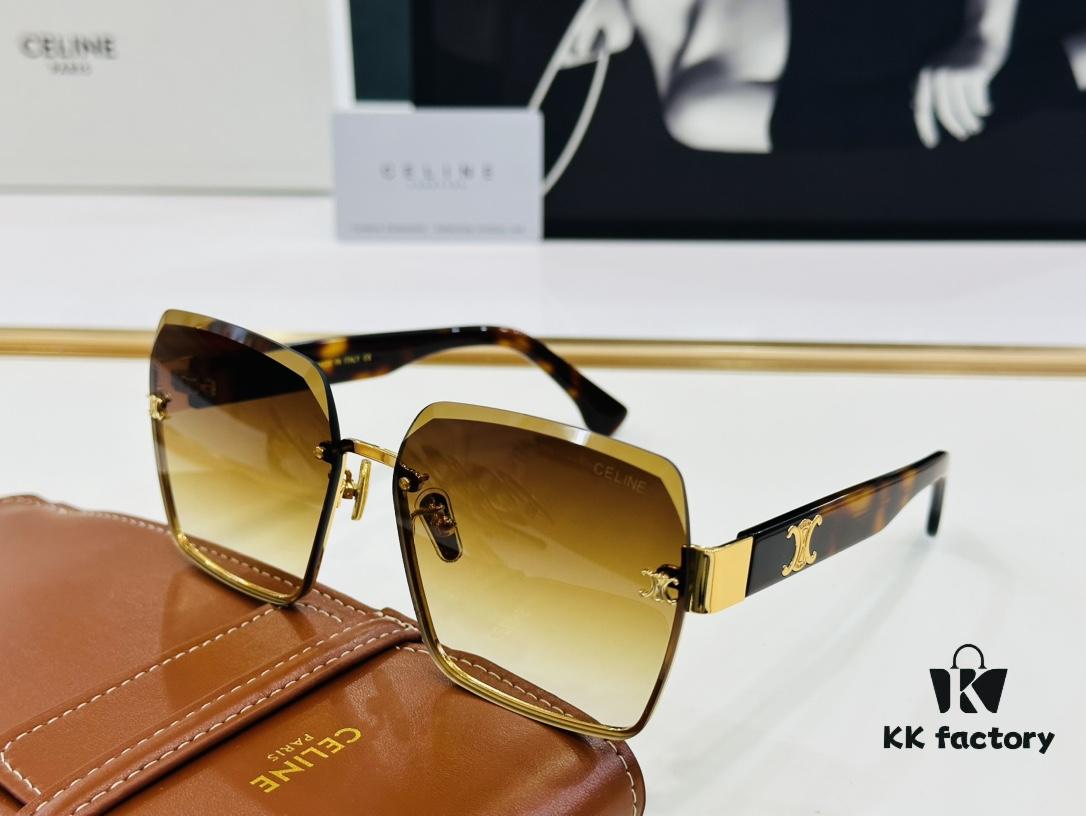CELINE CL40237 Sunglasses, Size 62□18-140, Consistently Popular Style with Excellent Shine and Premium Texture, Superb Craftsmanship, Eyeglasses, Sunglasses, Shades