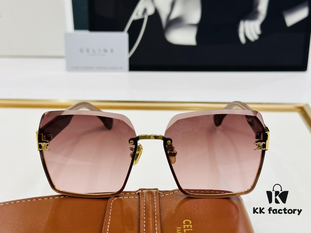 CELINE CL40237 Sunglasses, Size 62□18-140, Consistently Popular Style with Excellent Shine and Premium Texture, Superb Craftsmanship, Eyeglasses, Sunglasses, Shades