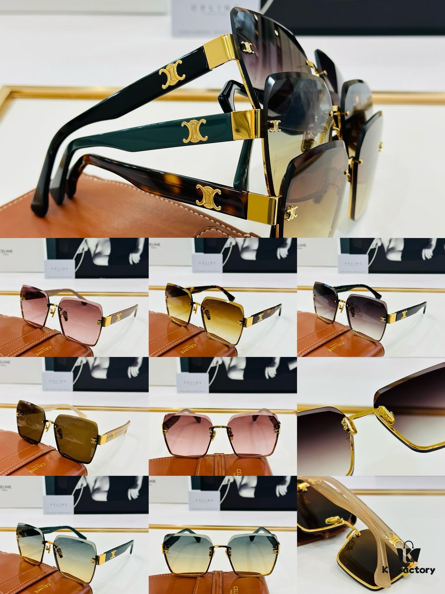 CELINE CL40237 Sunglasses, Size 62□18-140, Consistently Popular Style with Excellent Shine and Premium Texture, Superb Craftsmanship, Eyeglasses, Sunglasses, Shades