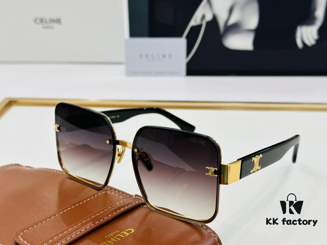 CELINE CL40238 Size 53□20-146, Consistently Popular Style, European and American Fashion, Excellent Gloss, Strong Texture, Superb Craftsmanship, Sunglasses