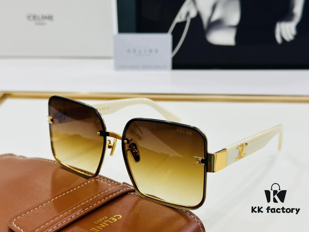 CELINE CL40238 Size 53□20-146, Consistently Popular Style, European and American Fashion, Excellent Gloss, Strong Texture, Superb Craftsmanship, Sunglasses
