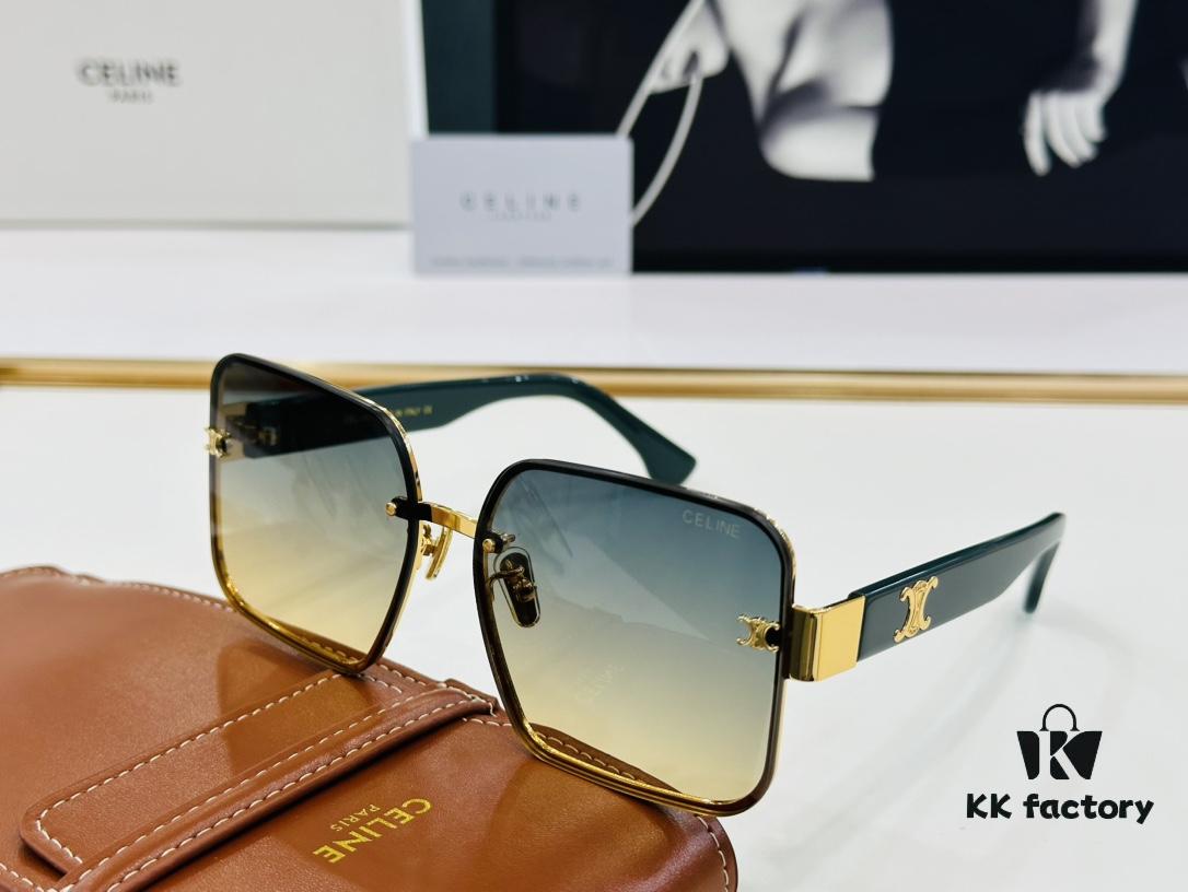 CELINE CL40238 Size 53□20-146, Consistently Popular Style, European and American Fashion, Excellent Gloss, Strong Texture, Superb Craftsmanship, Sunglasses