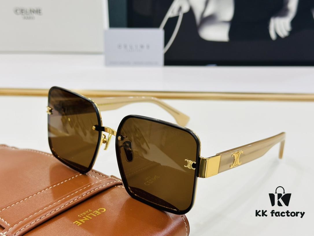 CELINE CL40238 Size 53□20-146, Consistently Popular Style, European and American Fashion, Excellent Gloss, Strong Texture, Superb Craftsmanship, Sunglasses