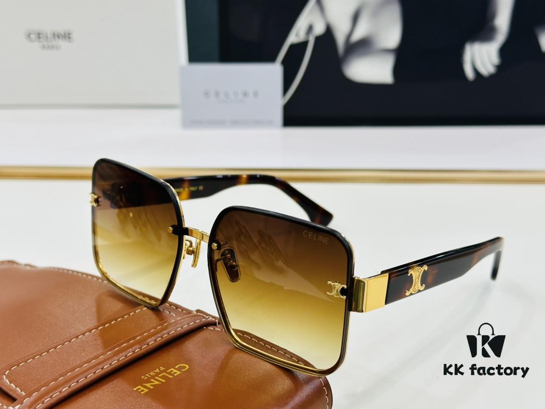 CELINE CL40238 Size 53□20-146, Consistently Popular Style, European and American Fashion, Excellent Gloss, Strong Texture, Superb Craftsmanship, Sunglasses