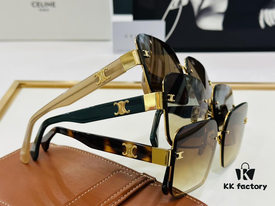 CELINE CL40238 Size 53□20-146, Consistently Popular Style, European and American Fashion, Excellent Gloss, Strong Texture, Superb Craftsmanship, Sunglasses