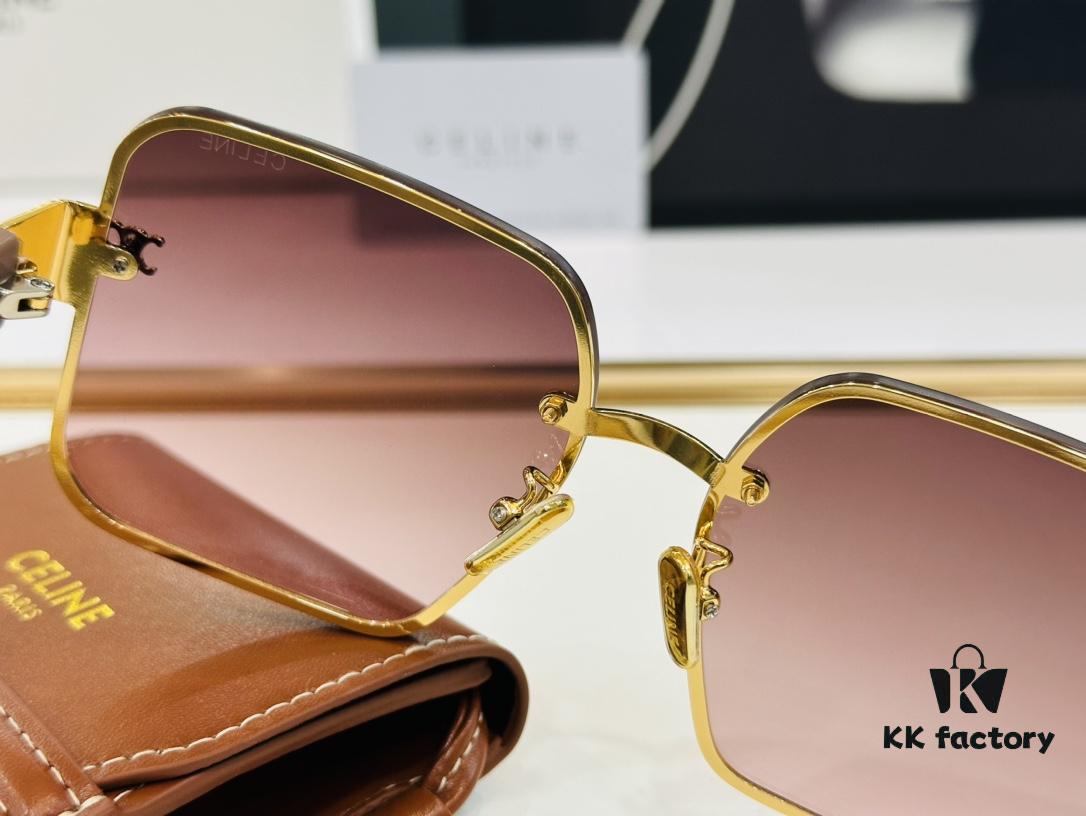 CELINE CL40238 Size 53□20-146, Consistently Popular Style, European and American Fashion, Excellent Gloss, Strong Texture, Superb Craftsmanship, Sunglasses