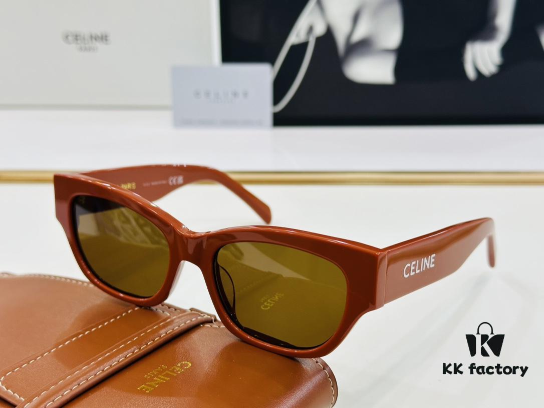 CELINE CL40197U Size 54-18-145, Consistently Popular Unisex Style with Excellent Gloss, Strong Texture and Superior Craftsmanship 👍🏻 Eyeglasses Sunglasses