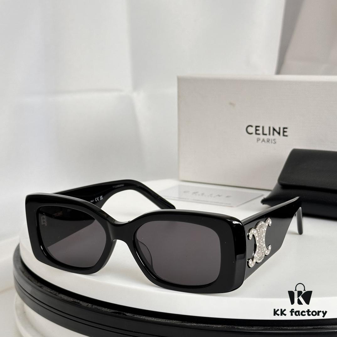CELINE Full Diamond Triumph Arch Frame