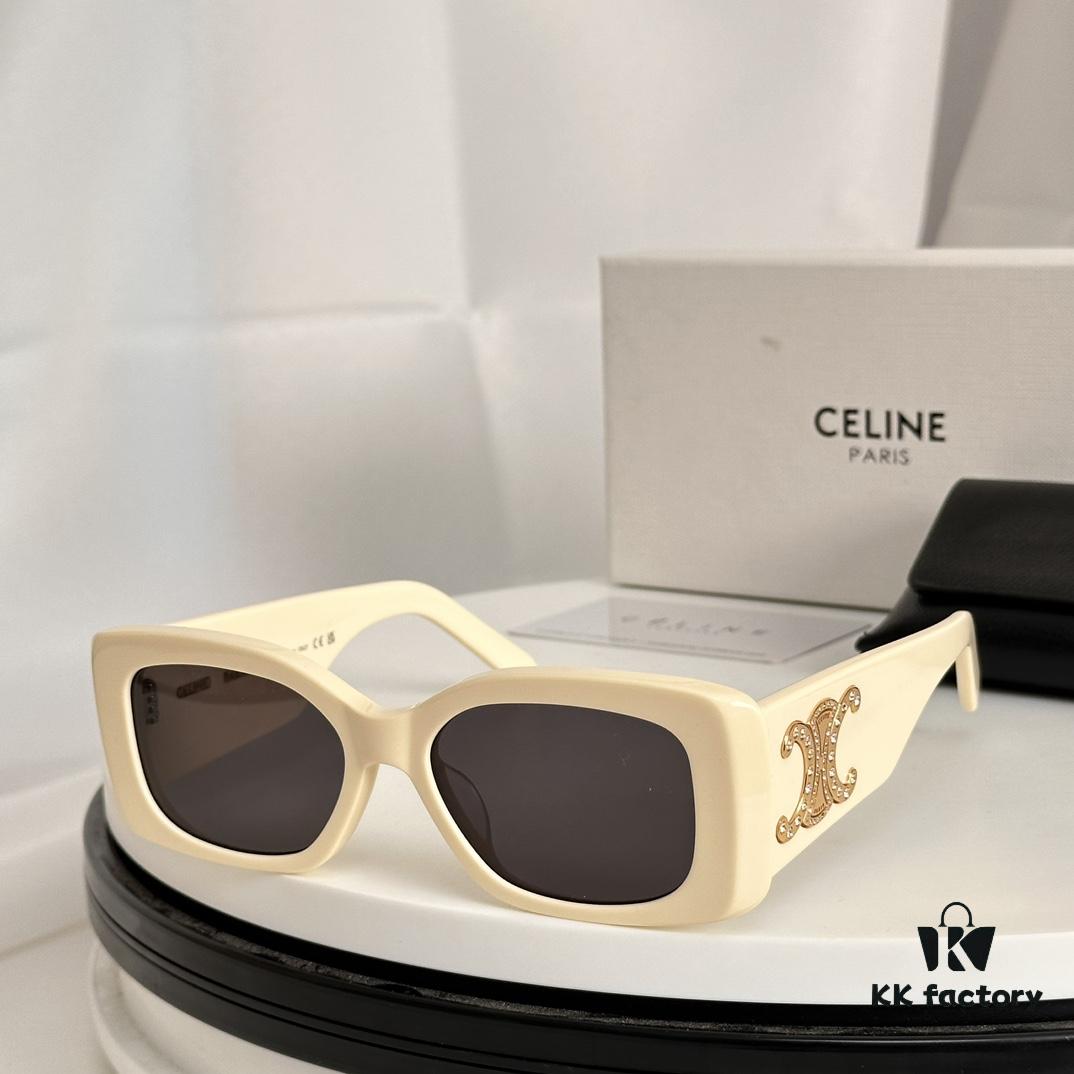 CELINE Full Diamond Triumph Arch Frame