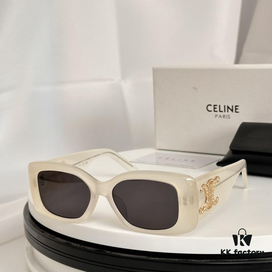 CELINE Full Diamond Triumph Arch Frame