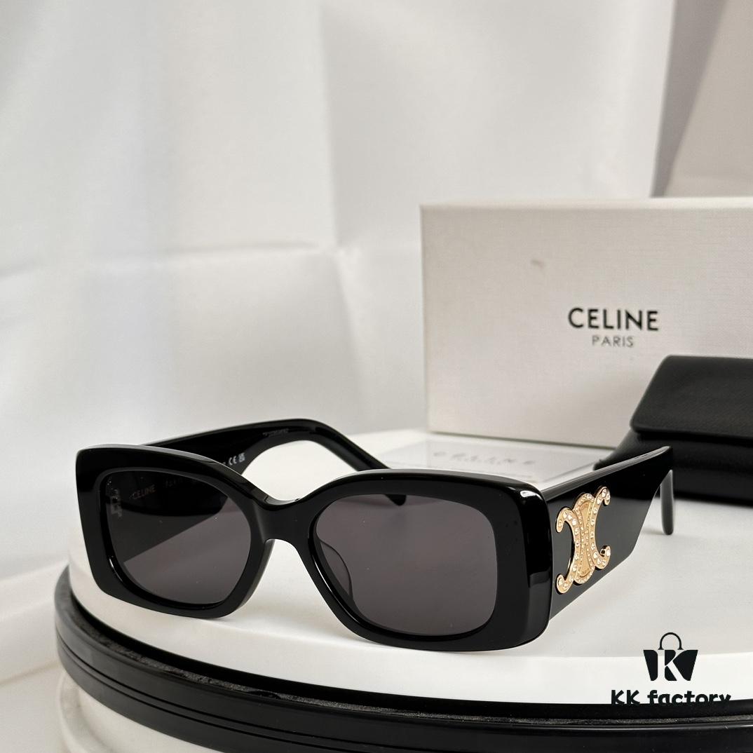 CELINE Full Diamond Triumph Arch Frame