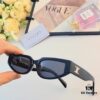 Celine 2024 New Retro Cat-Eye Small Frame Sunglasses for Women, Trendy European and American Style, Square and Round Face Flattering, High-End Fashion Sun Glasses
