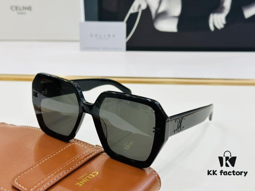 CELINE CE145S Aviator Sunglasses High-End Version Premium Quality Acetate L-Fashion Sun Glasses Size 53-22-145