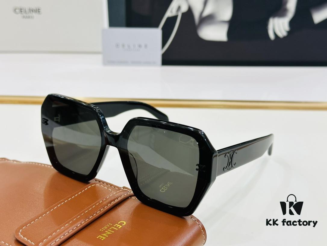 CELINE CE145S Aviator Sunglasses High-End Version Premium Quality Acetate L-Fashion Sun Glasses Size 53-22-145