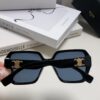 Celine 2024 New Arrival European and American Style Square Oversized Arch-Frame Sunglasses for Women, UV Protection Sun Glasses for Large Faces, Fashionable Outdoor Shades