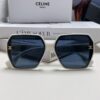 Celine 2024 New Arrival Avant-Garde Large Square Arch-Frame Sunglasses for Women, UV Protection Oversized Sun Glasses for Outdoor Wear