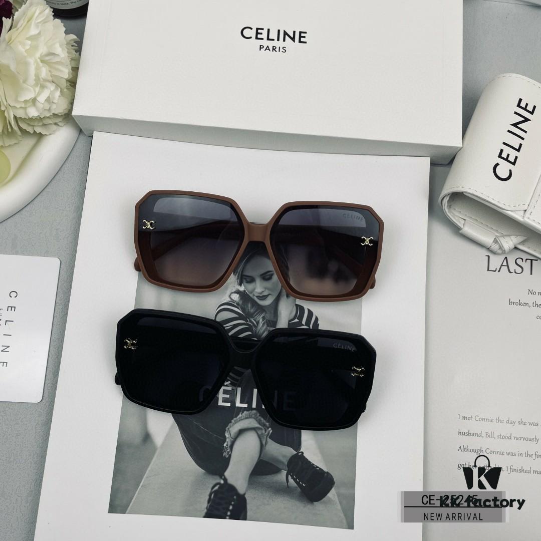 CELINE France | Polarized TR90 Sunglasses with Ray-Ban Style Resin Lenses, Lightweight Comfortable Frame, Size 58-17-142