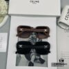 CELINE France | Polarized TR90 Sunglasses with Ray-Ban Style Resin Lenses, Lightweight Comfortable Frame, Size 58-17-142