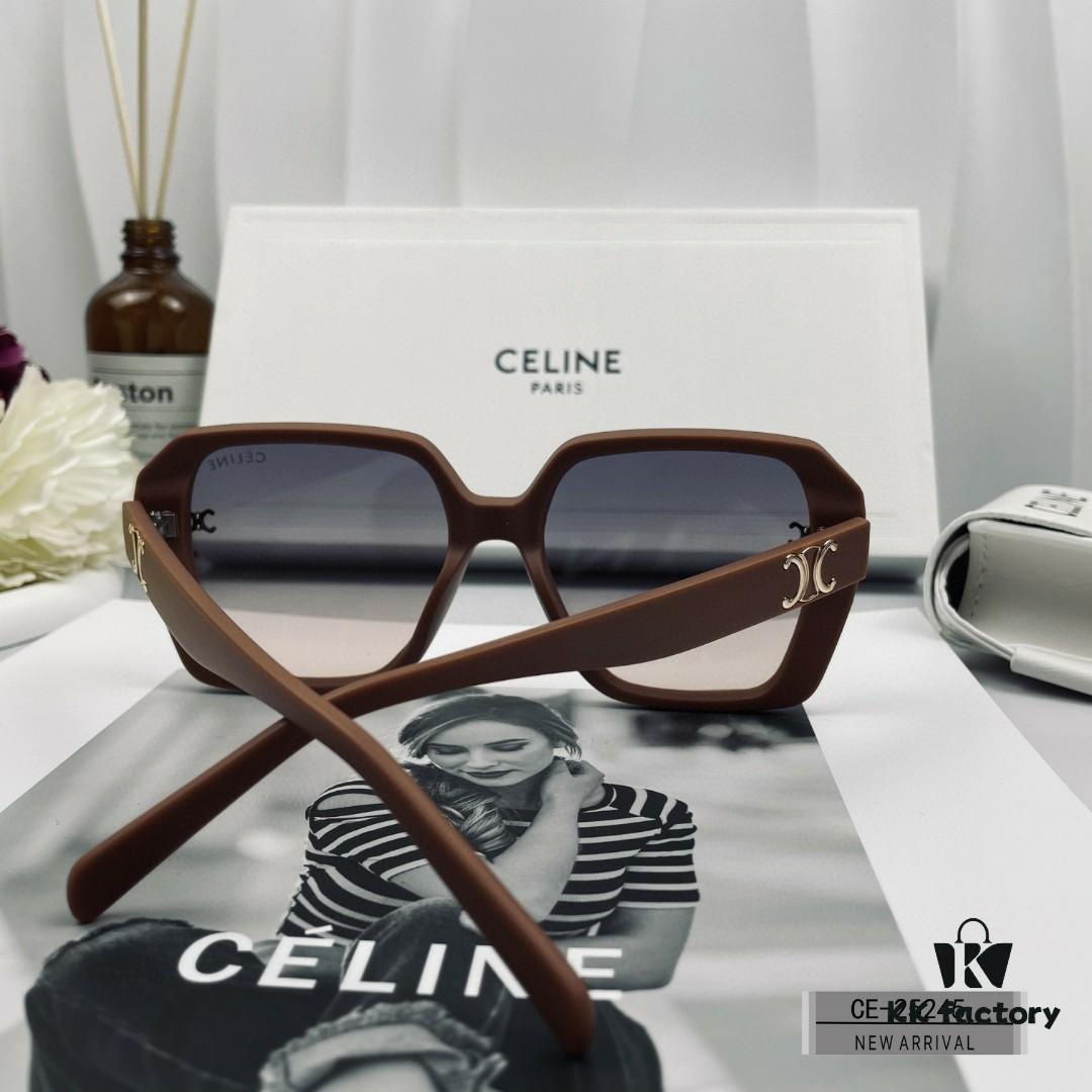 CELINE France | Polarized TR90 Sunglasses with Ray-Ban Style Resin Lenses, Lightweight Comfortable Frame, Size 58-17-142