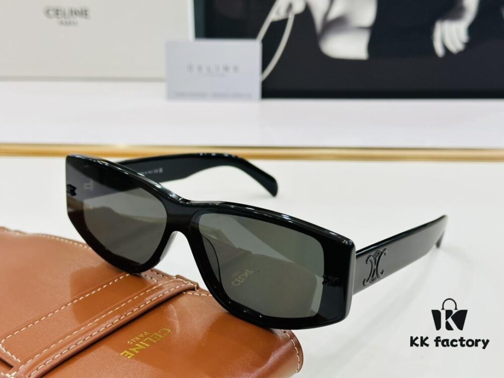 CELINE CE40313 Aviator Sunglasses High-End Version Premium Acetate Fashion Sunglasses Size 66□12-145