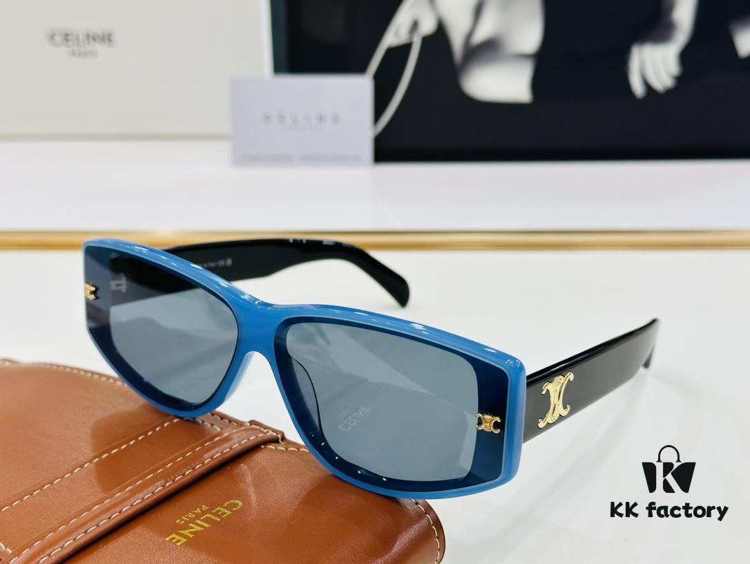 CELINE CE40313 Aviator Sunglasses High-End Version Premium Acetate Fashion Sunglasses Size 66□12-145