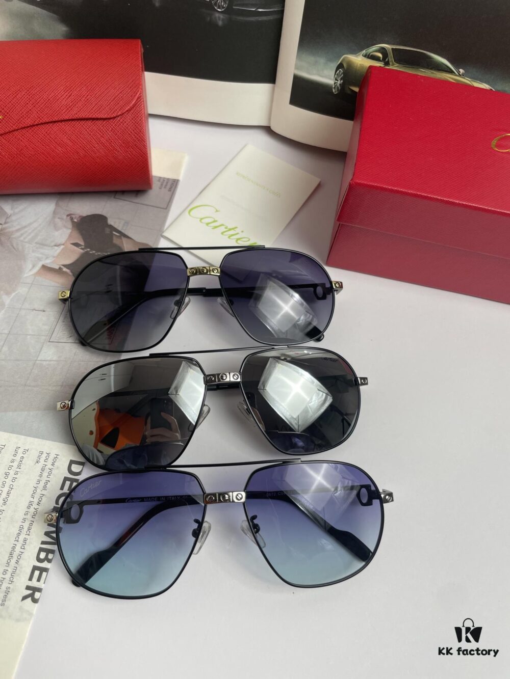 New Arrival 💥 Brand: Cartier Unisex Polarized Sunglasses