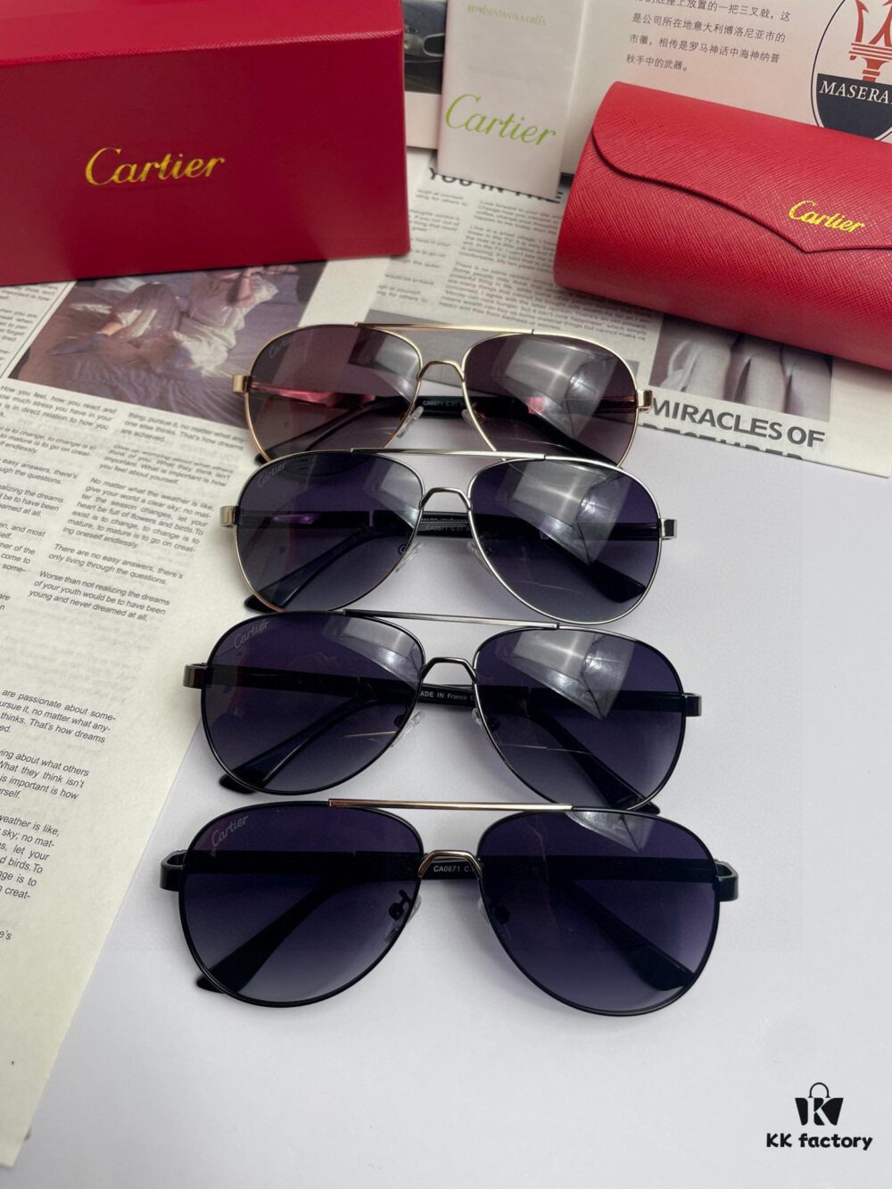 New Arrival 💥 Brand: Cartier Unisex Polarized Sunglasses