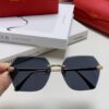 Cartier 2025 New Unisex Oversized Gradient Sunglasses for Women, Classic Leopard-Print Temples 🐆, Diamond-Cut Edges, High-End Aviator Sunglasses