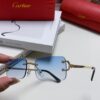 Cartier Unisex Frameless Square Sunglasses 2025 New Narrow-Rimmed Stylish Men's Sunglasses, Retro American Style Unisex Sun Glasses