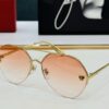 Cartier CT0355S Sunglasses, Size 64-15-140, Universal Frame Shape, Minimalist and Elegant Design, Fashionable and Casual Style, Original Color