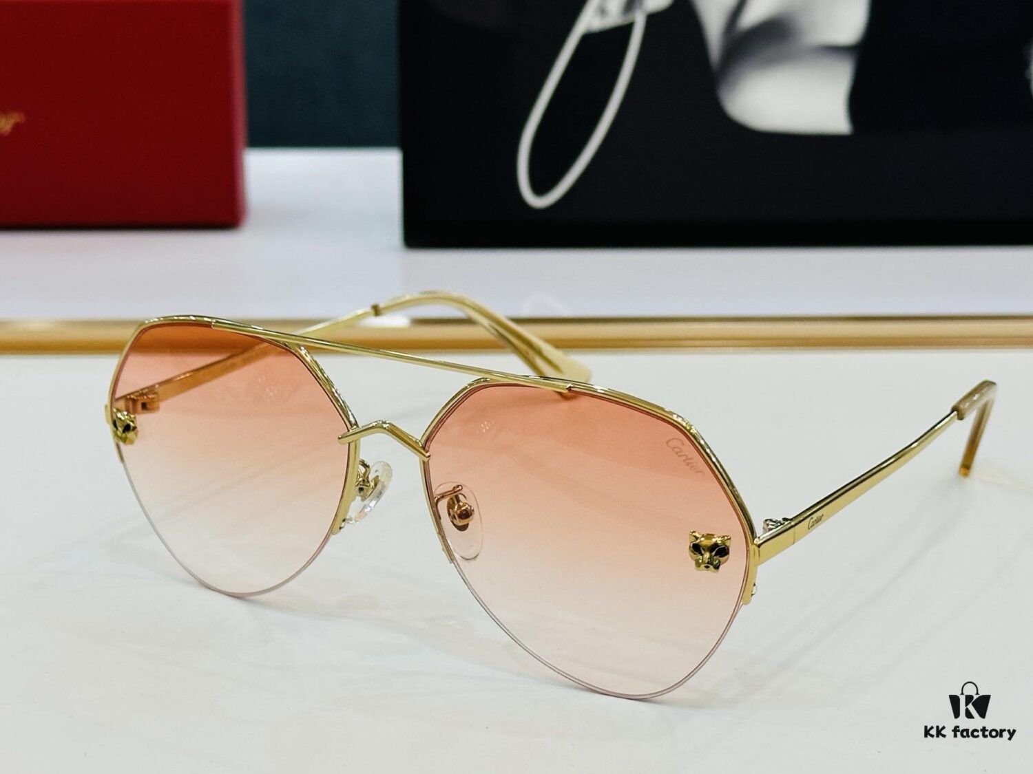 Cartier CT0355S Sunglasses, Size 64-15-140, Universal Frame Shape, Minimalist and Elegant Design, Fashionable and Casual Style, Original Color