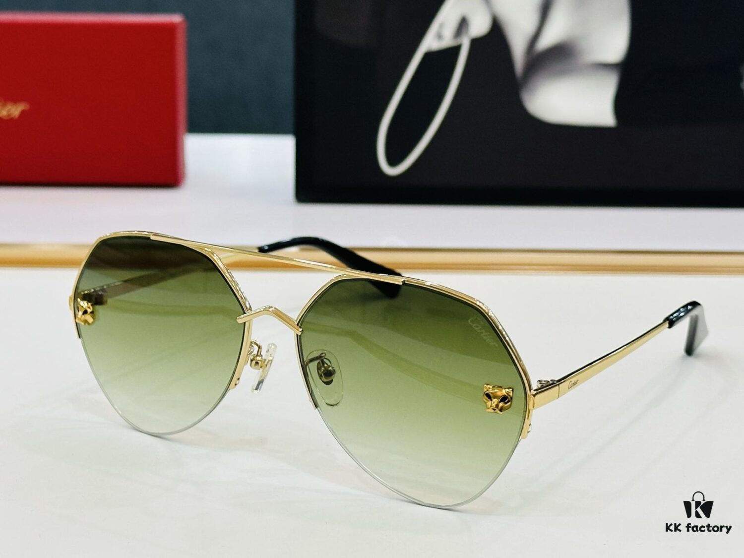 Cartier CT0355S Sunglasses, Size 64-15-140, Universal Frame Shape, Minimalist and Elegant Design, Fashionable and Casual Style, Original Color