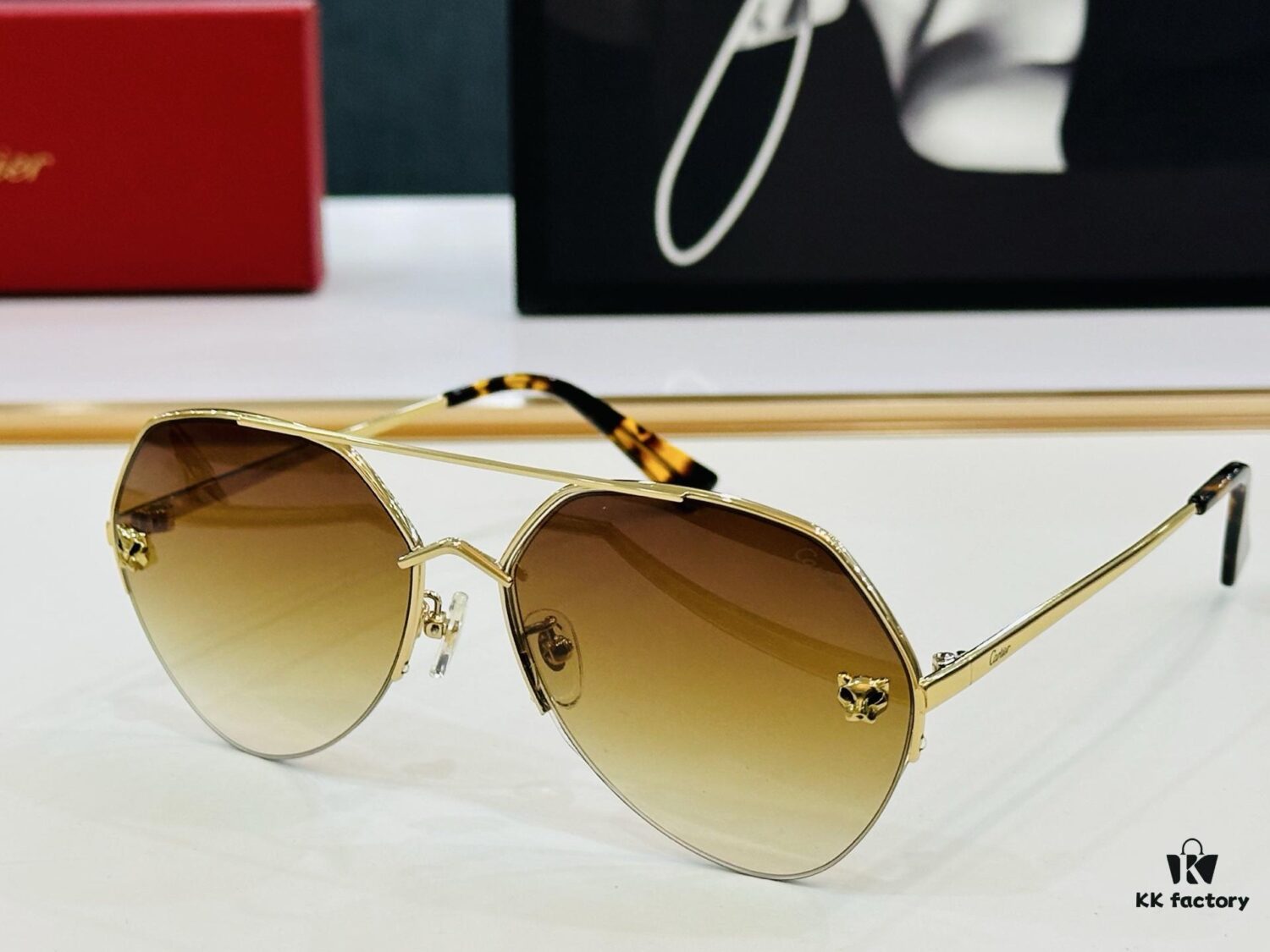 Cartier CT0355S Sunglasses, Size 64-15-140, Universal Frame Shape, Minimalist and Elegant Design, Fashionable and Casual Style, Original Color