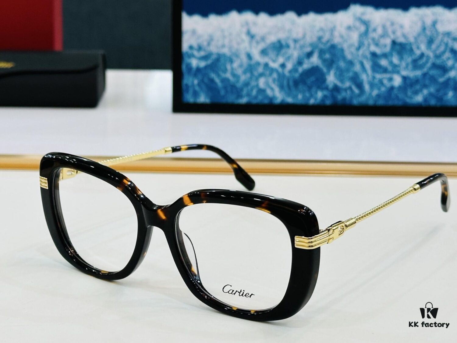 Cartier - CT0377 Size: 53□19-145 Universal Frame Shape, Minimalist and Elegant, Fashionable and Casual Optical Frame / Sunglasses